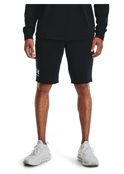 Under Armour Szorty sportowe Ua Rival Terry 1361631 Czarny Regular Fit ze sklepu MODIVO w kategorii Spodenki męskie - zdjęcie 183578039