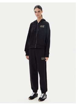 EA7 Emporio Armani Dres 7W000110 AF12473 MC004 Czarny Loose Fit ze sklepu MODIVO w kategorii Dresy damskie - zdjęcie 183578047