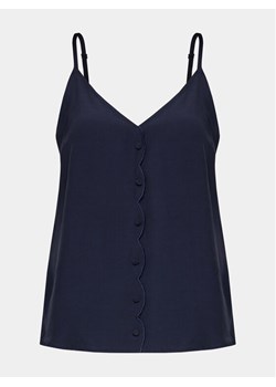 NAF NAF Top Ilina C1 YHNC26 Granatowy Regular Fit ze sklepu MODIVO w kategorii Bluzki damskie - zdjęcie 183578105