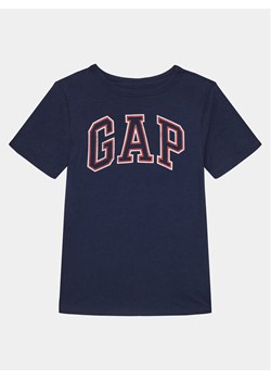 Gap T-Shirt 473269-03 Granatowy Regular Fit ze sklepu MODIVO w kategorii T-shirty chłopięce - zdjęcie 183578136