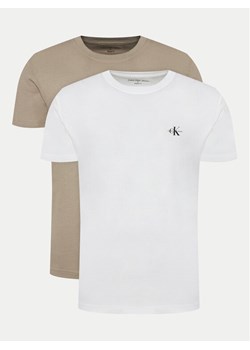 Calvin Klein Jeans Komplet 2 t-shirtów Monologo J30J320199 Kolorowy Regular Fit ze sklepu MODIVO w kategorii T-shirty męskie - zdjęcie 183578166