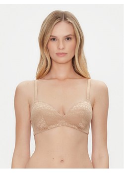Emporio Armani Underwear Biustonosz bezfiszbinowy EW000444 AF10880 F6016 Beżowy ze sklepu MODIVO w kategorii Biustonosze - zdjęcie 183578215
