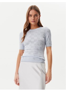 Guess Sweter W5GR20 Z3D60 Niebieski Regular Fit ze sklepu MODIVO w kategorii Swetry damskie - zdjęcie 183578217