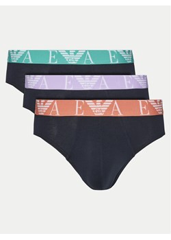 Emporio Armani Underwear Komplet 3 par slipów EM000258 AF10778 MB139 Granatowy ze sklepu MODIVO w kategorii Majtki męskie - zdjęcie 183578277