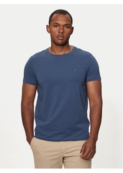 Tommy Hilfiger T-Shirt MW0MW10800 Niebieski Slim Fit ze sklepu MODIVO w kategorii T-shirty męskie - zdjęcie 183578356