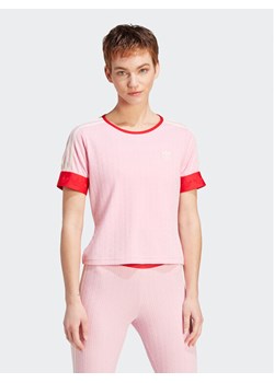 adidas T-Shirt IK7845 Różowy ze sklepu MODIVO w kategorii Bluzki damskie - zdjęcie 183578379