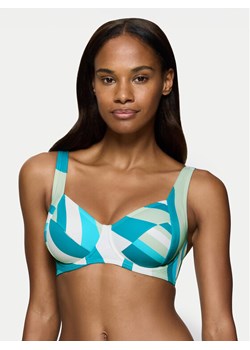 Triumph Góra od bikini Summer Mix & Match 10214535 Niebieski ze sklepu MODIVO w kategorii Stroje kąpielowe - zdjęcie 183578445