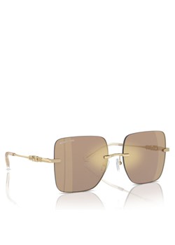 Michael Kors Okulary przeciwsłoneczne Québec 0MK1150 10145A Złoty ze sklepu MODIVO w kategorii Okulary przeciwsłoneczne damskie - zdjęcie 183578496