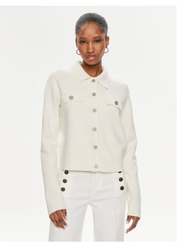 TWINSET Kardigan 241TP3092 Écru Regular Fit ze sklepu MODIVO w kategorii Swetry damskie - zdjęcie 183578505