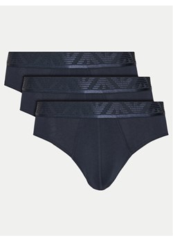 Emporio Armani Underwear Komplet 3 par slipów EM000258 AF10780 MB139 Granatowy ze sklepu MODIVO w kategorii Majtki męskie - zdjęcie 183578736