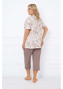 Piżama damska krótki rękaw, 3/4 spodnie Ermida ze sklepu italianfashion w kategorii Piżamy damskie - zdjęcie 183583616