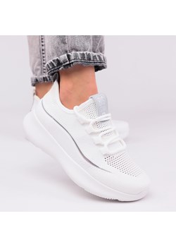 Sneakersy damskie półbuty Big Star NN274662 białe ze sklepu butyolivier w kategorii Półbuty damskie - zdjęcie 183585095
