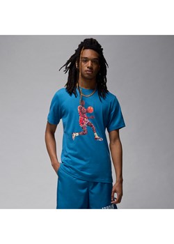 T-shirt męski Jordan Flight Essentials - Niebieski ze sklepu Nike poland w kategorii T-shirty męskie - zdjęcie 183585176