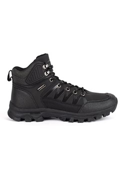 Vico Czarne buty męskie trekkingowe wiązane ze sklepu ButyModne.pl w kategorii Buty trekkingowe dziecięce - zdjęcie 183589177
