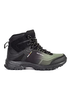 Vico Czarno-zielone buty trekkingowe ze sklepu ButyModne.pl w kategorii Buty trekkingowe dziecięce - zdjęcie 183589206