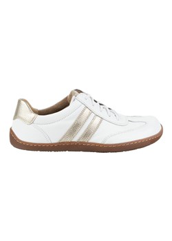 Olivier Buty Barefoot damskie skórzane minimalistyczne 1287 białe ze złotym sneakersy - id: 225561 - marki Olivier - 183589387 Olivier Buty Barefoot damskie skórzane minimalistyczne 1287 białe ze złotym sneakersy ze sklepu ButyModne.pl w kategorii Półbuty damskie - zdjęcie 183589387