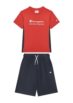 Champion Komplet t-shirt i spodenki 306992 Czerwony Regular Fit ze sklepu MODIVO w kategorii Komplety chłopięce - zdjęcie 183591315