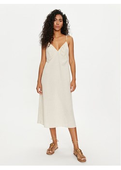 Vero Moda Sukienka letnia Agnete 10311860 Beżowy Regular Fit ze sklepu MODIVO w kategorii Sukienki - zdjęcie 183591319