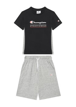 Champion Komplet t-shirt i spodenki 306992 Czarny Regular Fit ze sklepu MODIVO w kategorii Komplety chłopięce - zdjęcie 183591339
