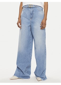 TWINSET Jeansy 241TT2390 Niebieski Wide Leg ze sklepu MODIVO w kategorii Jeansy damskie - zdjęcie 183593309