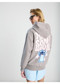 Sinsay - Bluza z kapturem Stitch - szary ze sklepu Sinsay w kategorii Bluzy damskie - zdjęcie 183595637