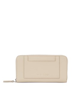 Calvin Klein Portfel damski Ck Set Zip Around Large K60K611089 Beżowy ze sklepu MODIVO w kategorii Portfele damskie - zdjęcie 183595739