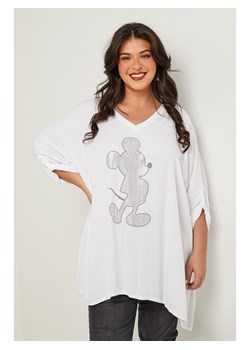 Curvy Lady Tunika w kolorze białym ze sklepu Limango Polska w kategorii Bluzki damskie - zdjęcie 183596047