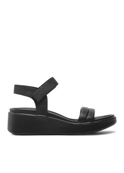 Sandały ECCO Flowt Wedge Lx W 27330351052 Czarny ze sklepu eobuwie.pl w kategorii Sandały damskie - zdjęcie 183596395