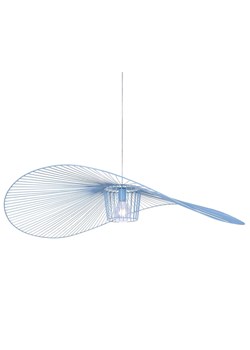 Wisząca lampa druciana kapelusz niebieska Minihat ze sklepu Edinos.pl w kategorii Lampy wiszące - zdjęcie 183596619
