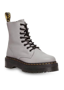 Dr. Martens Skórzane botki w kolorze szarym ze sklepu Limango Polska w kategorii Workery damskie - zdjęcie 183596905