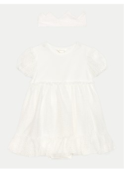 Mayoral Sukienka elegancka 1629 Écru Regular Fit ze sklepu MODIVO w kategorii Sukienki niemowlęce - zdjęcie 183596955