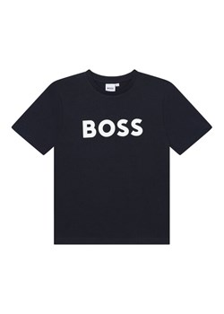 Boss T-Shirt J25P24 S Granatowy Regular Fit ze sklepu MODIVO w kategorii T-shirty chłopięce - zdjęcie 183597538