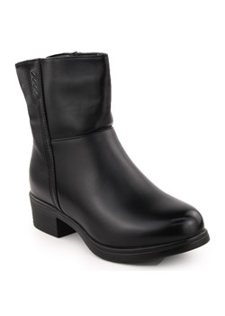 Botki damskie ocieplane czarne Filo Donna Z24-39 ze sklepu ButyModne.pl w kategorii Botki - zdjęcie 183597925
