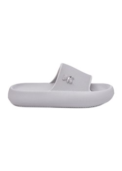 Piankowe Klapki Damskie Na Platformie Z Misiem Vinceza 75210 Szare - id: 225762 - marki Vinceza - 183598089 Piankowe Klapki Damskie Na Platformie Z Misiem Vinceza 75210 Szare ze sklepu ButyModne.pl w kategorii Klapki damskie - zdjęcie 183598089