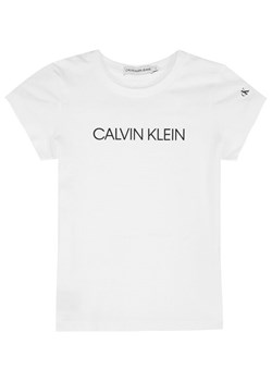 Calvin Klein Jeans T-Shirt IG0IG00380 Biały Regular Fit ze sklepu MODIVO w kategorii T-shirty chłopięce - zdjęcie 183599639