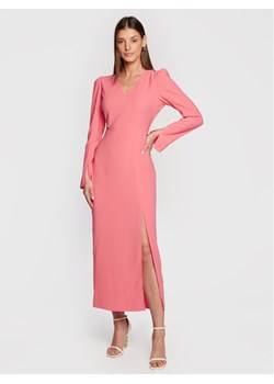 Notes Du Nord Sukienka koktajlowa Oliana 12901 Różowy Slim Fit ze sklepu MODIVO w kategorii Sukienki - zdjęcie 183603016