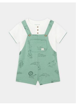 Mayoral Komplet t-shirt i spodenki 1652 Zielony Regular Fit ze sklepu MODIVO w kategorii Komplety niemowlęce - zdjęcie 183603886