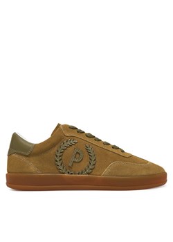 Sneakersy Pollini SA15192G0MXA281A Khaki ze sklepu eobuwie.pl w kategorii Buty sportowe damskie - zdjęcie 183604265
