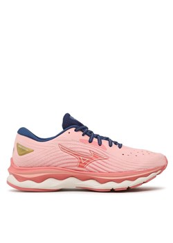 Buty do biegania Mizuno Wave Sky 6 J1GD220273 Różowy ze sklepu eobuwie.pl w kategorii Buty sportowe damskie - zdjęcie 183604267
