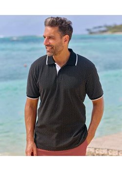 Koszulka polo z piki w mikrowzory ze sklepu Atlas For Men w kategorii T-shirty męskie - zdjęcie 183604935
