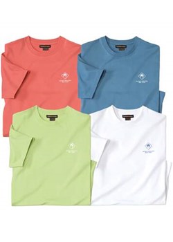Zestaw 4 bawełnianych koszulek Palm ze sklepu Atlas For Men w kategorii T-shirty męskie - zdjęcie 183604949