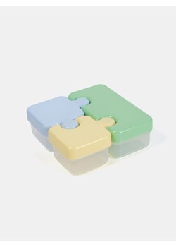 Sinsay - Lunch box z przegródkami i pojemnikami - niebieski ze sklepu Sinsay w kategorii Pojemniki kuchenne - zdjęcie 183606089