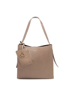 Torba Beverly Hills Polo Club BHPC-W-05-A23 Beżowy ze sklepu eobuwie.pl w kategorii Torby Shopper bag - zdjęcie 183606558