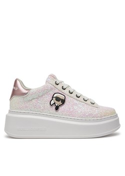 Sneakersy KARL LAGERFELD KL63531N Srebrny ze sklepu eobuwie.pl w kategorii Buty sportowe damskie - zdjęcie 183606677