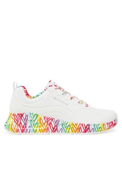 Sneakersy Skechers 177976/WMLT Biały ze sklepu eobuwie.pl w kategorii Buty sportowe damskie - zdjęcie 183606716
