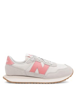 Sneakersy New Balance NBGS237PK Szary ze sklepu eobuwie.pl w kategorii Buty sportowe dziecięce - zdjęcie 183606768
