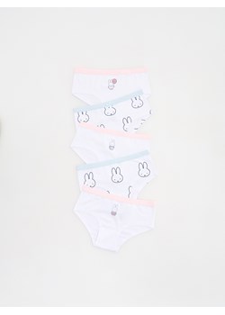 Reserved - Majtki 5 pack Miffy - biały ze sklepu Reserved w kategorii Majtki dziecięce - zdjęcie 183608559
