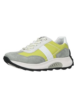 Gabor Skórzane sneakersy w kolorze biało-żółto-szarym ze sklepu Limango Polska w kategorii Buty sportowe damskie - zdjęcie 183609637
