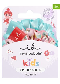 Invisibobble Gumki (4 szt.) &quot;Sprunchie&quot; w kolorze jasnoróżowo-turkusowym ze sklepu Limango Polska w kategorii Ozdoby do włosów dziewczęce - zdjęcie 183609687