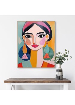 Orangewallz Druk artystyczny &quot;Vibrant Woman I&quot; w ramce ze sklepu Limango Polska w kategorii Obrazy - zdjęcie 183609849